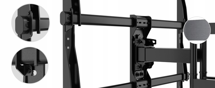 Certyfikowany Solidny Obrotowy Uchwyt do Telewizora Wieszak TV 32"-95"