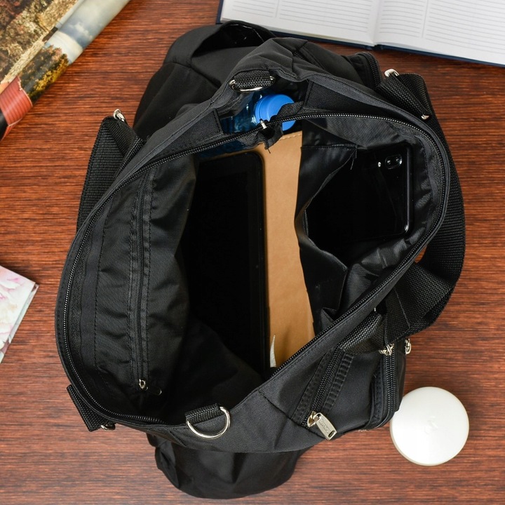 Torebka damska materiałowa shopperka lekka duża A4 na ramię torba Beltimore