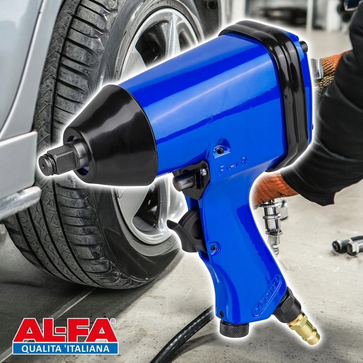 KLUCZ PNEUMATYCZNY UDAROWY 1/2" + NASADKI