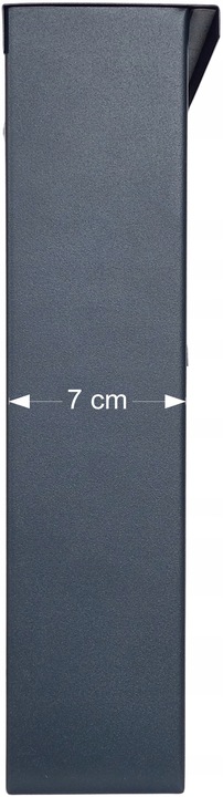 SKRZYNKA NA LISTY MONO C4 - PRODUKT POLSKI - ANTRACYT - SKRZYNKA