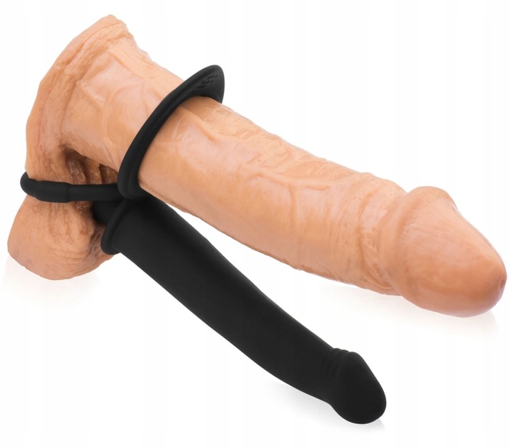 SEX GADŻET WIBRATOR ANALNY Z RINGIEM NA CZŁONKA