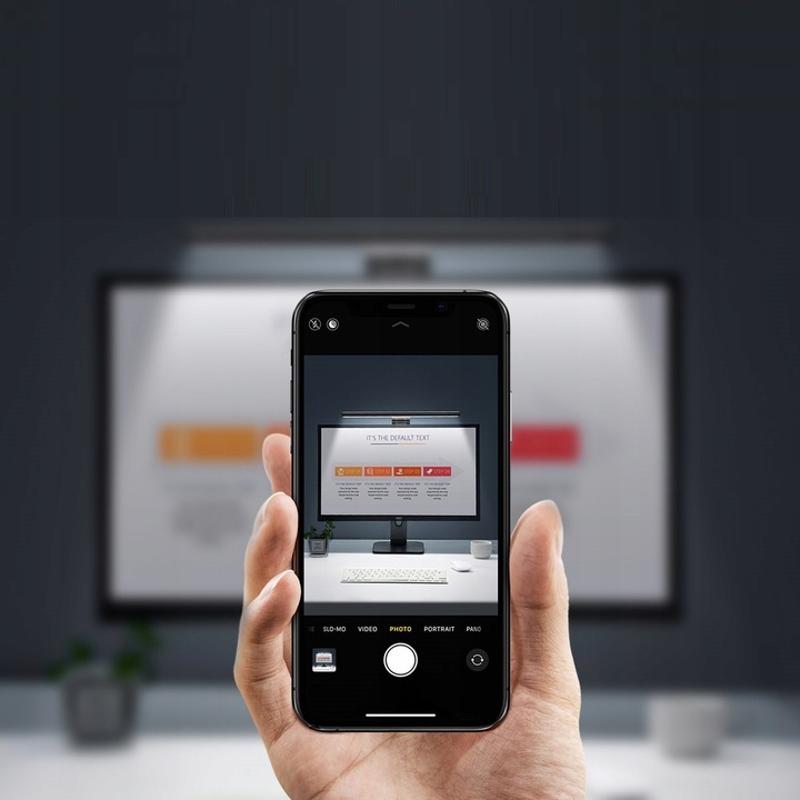 Baseus ergonomiczna dotykowa regulowana lampka wisząca LED na monitor USB-C