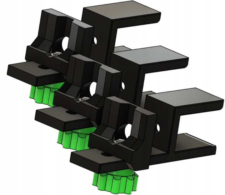 3x Trasowanie maskownic krzywizny typu USCRIBE 18