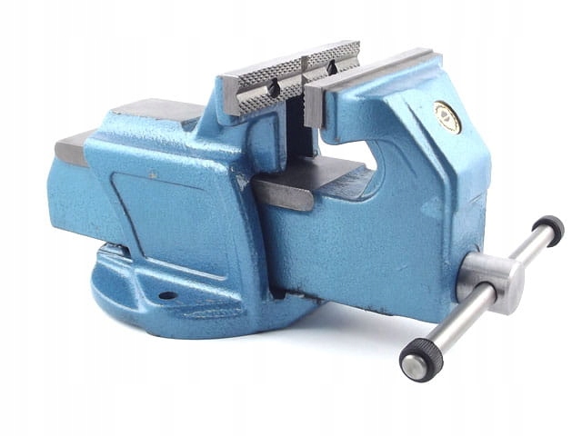 Imadło ślusarskie stałe typ 1250 150 mm BISON-BIAL do warsztatu wiertarki