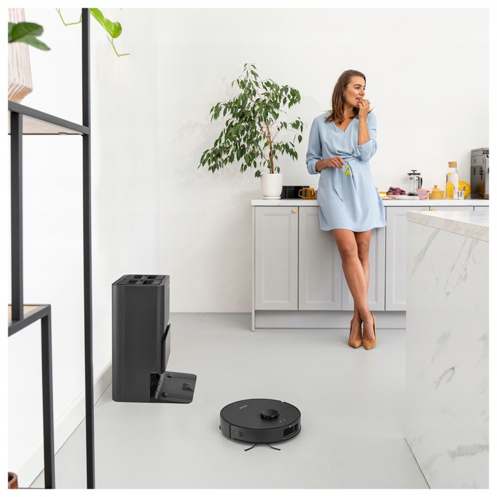 ROBOT SPRZĄTAJĄCY MOPUJĄCY WELLTEC R90 PRO + STACJA 5W1 + AKCESORIA