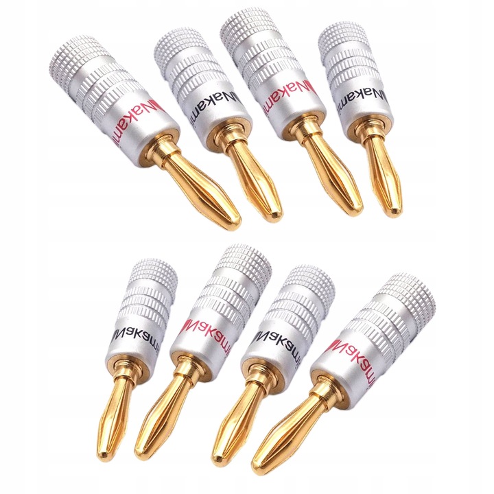 WTYK GŁOŚNIKOWY BANAN BANANOWY DO GŁOŚNIKÓW NAKAMICHI A02 TYP SPRĘŻYNA