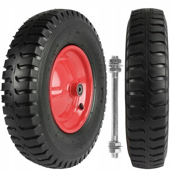 KÓŁKO KOŁO DO TACZKI WÓZKÓW 40CM 6PR 4.00-8 400-8 400x8 MOCNE