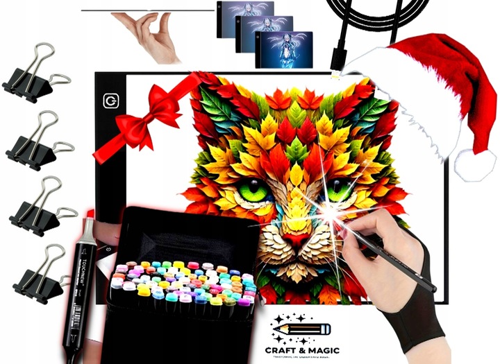 TABLET GRAFICZNY - ROZMIAR A4 - PREZENT POD CHOINKĘ - DESKA KREŚLARSKA