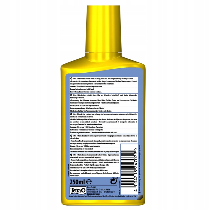 TETRA FILTER ACTIVE BACTERIA 250ml BAKTERIE DO AKWARIUM