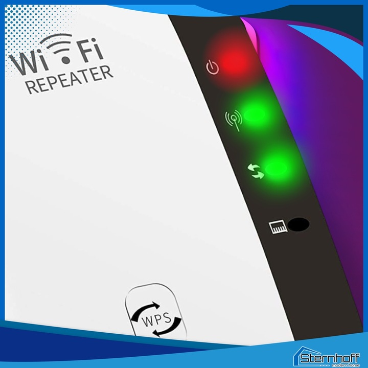 WZMACNIACZ SYGNAŁU SIECI WIFI MOCNY ZASIĘG 300 Mb/s +KABEL LAN NIE PRZERYWA