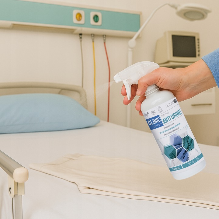 Spray Neutralizator Zapachów Usuwanie Plam Isokor Anti Urine Clinic 500ml