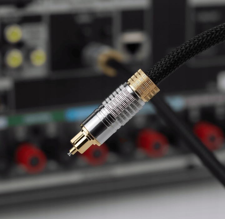 KABEL OPTYCZNY AUDIO TOSLINK HQ SPDIF DIGITAL PRZEWÓD CYFROWY