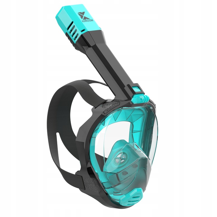 MASKA DO NURKOWANIA PŁYWANIA NIE PARUJE GoPro PEŁNOTWARZOWA Z RURKĄ L/XL