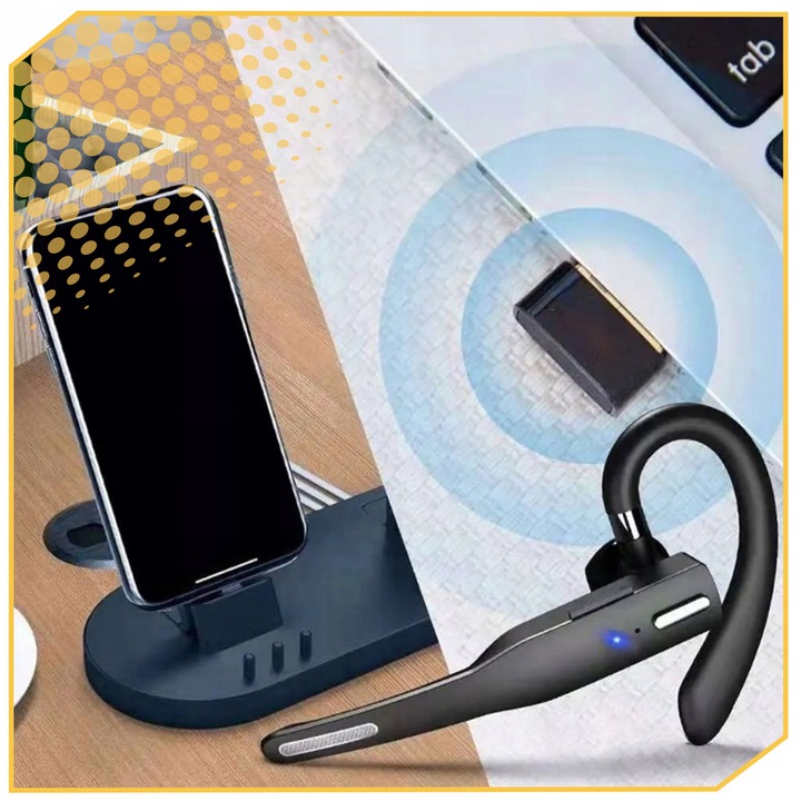 ZESTAW SŁUCHAWKOWY BEZPRZEWODOWA SŁUCHAWKA DO ROZMÓW BLUETOOTH 5.1