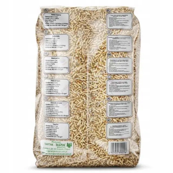 EKOLOGICZNY OPAŁ PELLET DRZEWNY OLCZYK 6mm ENplus A1 DINplus 15KG