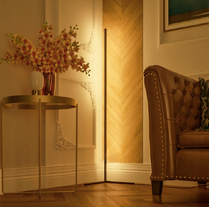 LAMPA STOJĄCA PODŁOGOWA NAROŻNIKOWA LED NAROŻNA 3D LAMPKA NOCNA DO SYPIALNI