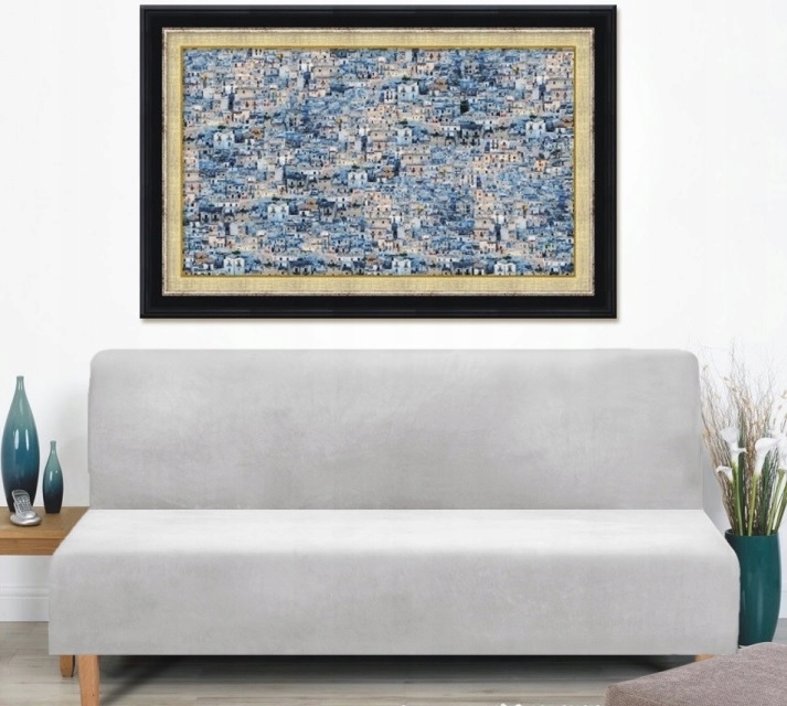 POKROWIEC NA WERSALKĘ SOFĘ WELUR PREMIUM PLUSZ ELASTYCZNY 190-210 OEKO TEX