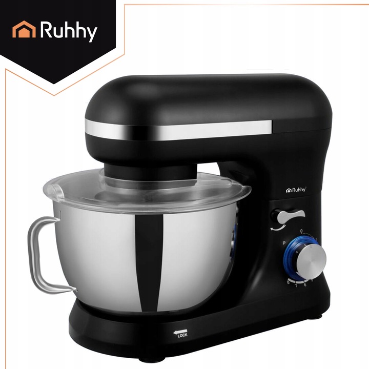 Robot Planetarny Kuchenny RUHHY 4,5L Wielofunkcyjny Mikser do Ciasta