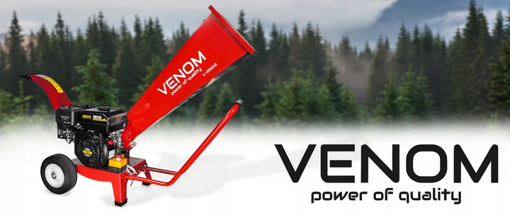 MOCNY ROZDRABNIACZ DO GALEZI SPALINOWY MAX 60MM SILNIK 212CC 2xNÓŻ