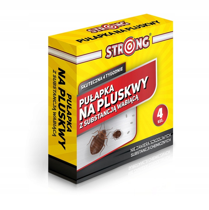 SKUTECZNA PUŁAPKA NA PLUSKWY MOCNY LEP NA PLUSKWY Z WABIKIEM STRONG