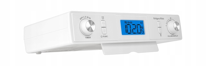 Radio kuchenne Kruger&Matz BT PODWIESZANE Zegar Budzik Minutnik LCD