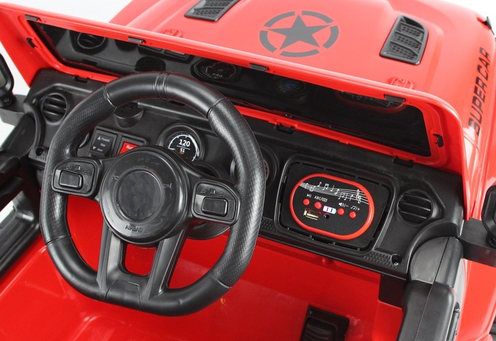 JEEP LT Off Road 4x4,4 silniki, Auto na akumulator, 4 amortyzatory, 12v7ah