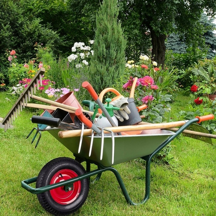 KOŁO KÓŁKO TACZKI TACZEK WÓZKA 400-8 6PR POMPOWANE Z OSIĄ OPONA MOCNE