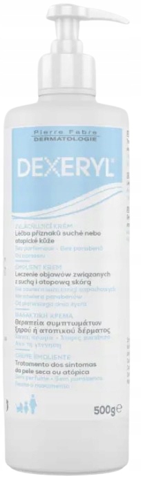 Dexeryl Krem Emolient do skóry suchej AZS 2x500 g