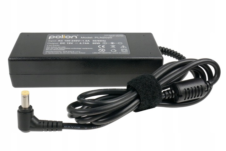 Ładowarka 90W do laptopa ACER 19V 4,74A wtyk 5,5x1,7mm