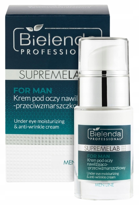 SUPREMELAB FOR MEN KREM POD OCZY NAWILŻAJĄCO- PRZECIWZMARSZCZKOWY 15ML