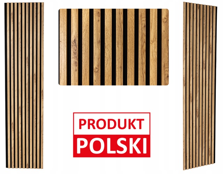 Lamele Ścienne na Płycie 275x46 Panele Dekoracyjne DĄB WOTAN SONOMA CRAFT