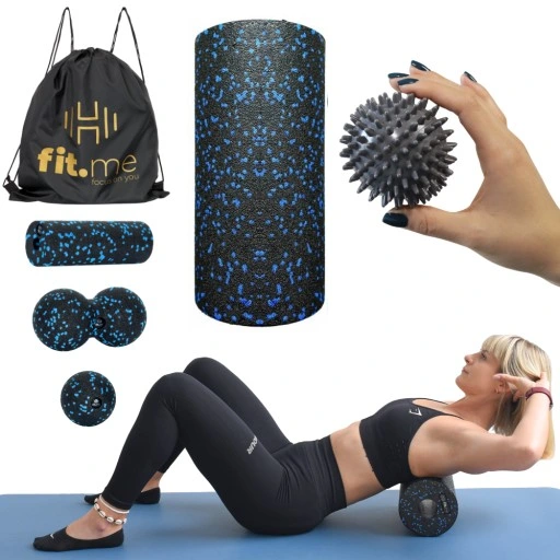 ZESTAW ROLLERÓW DO MASAŻU WAŁEK DUŻY MAŁY PIŁKA POJEDYNCZA DUOBALL EPP 4W1