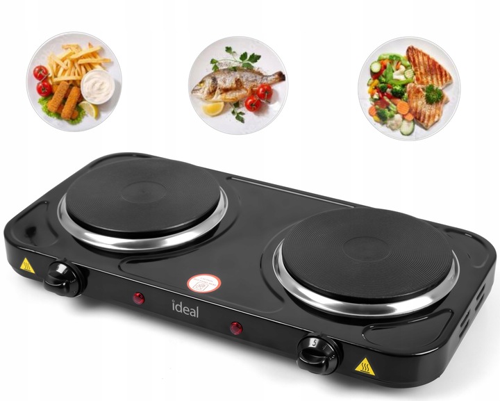 KUCHENKA ELEKTRYCZNA DWUPALNIKOWA PŁYTA GRZEWCZA NA PRĄD PRZENOŚNA