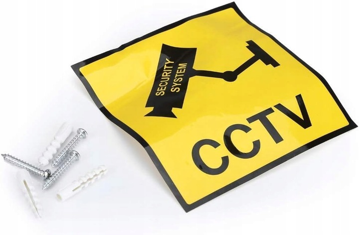 KAMERA ATRAPA IR LED MONITORING KAMERA ZEWNĘTRZNA ŚCIENNA Z DIODĄ MIGAJĄCA