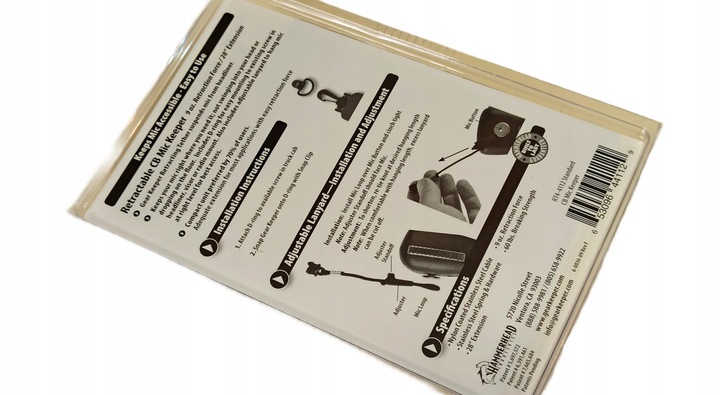 UCHWYT DO MIKROFONU WIESZAK Gear Keeper smycz USA