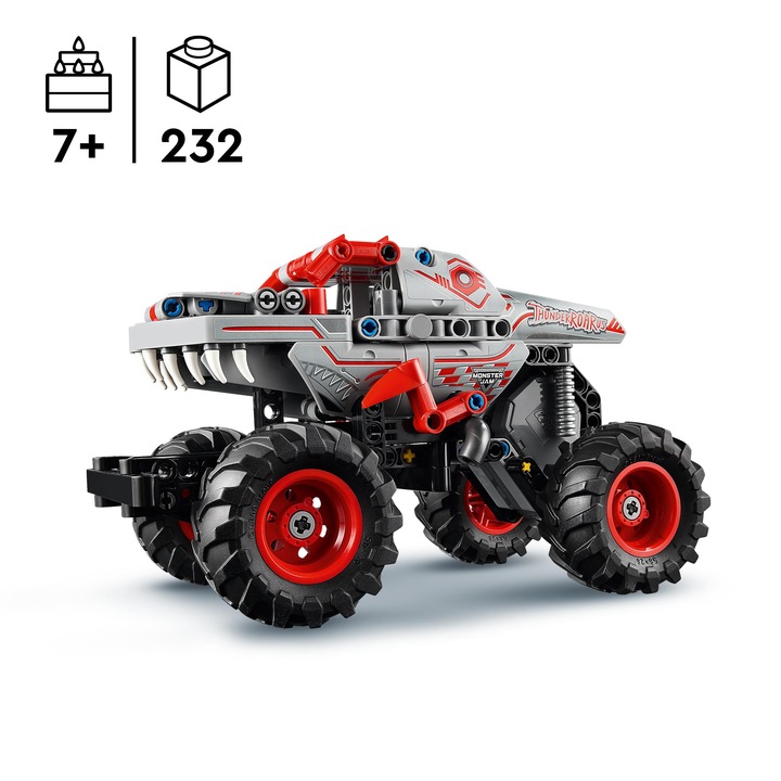 Klocki LEGO Technic Samochód Monster Jam ThunderROARus napęd pull-back Auto