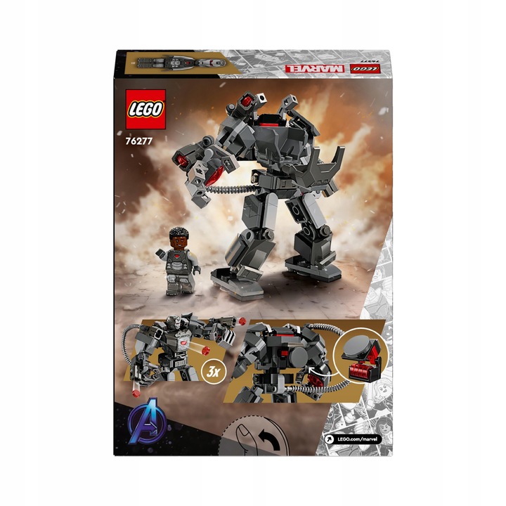 LEGO Marvel Mechaniczna zbroja War Machine 76277