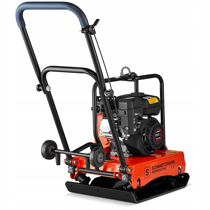 ZAGĘSZCZARKA gruntu UBIJAK 90kg koła + mata + silnik LONCIN 6,5KM siła 18kN