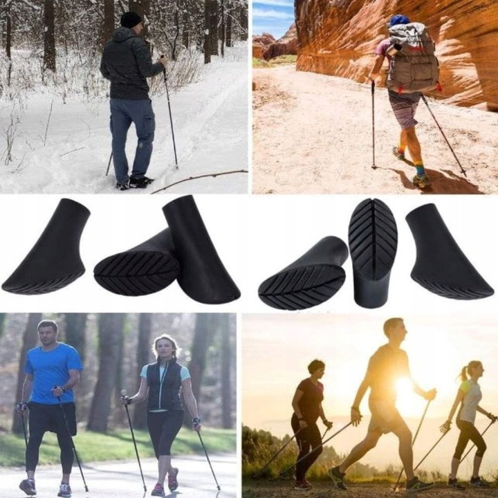 Nakładki Końcówki do Kijków Nordic Walking Trekkingowych Chodzenia mix 30x
