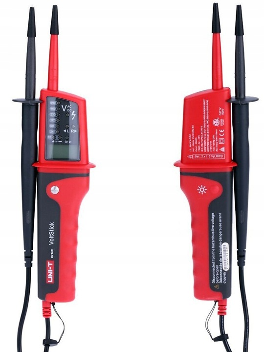 MIERNIK TESTER NAPIECIA UNI-T UT15C ROTACJI FAZ