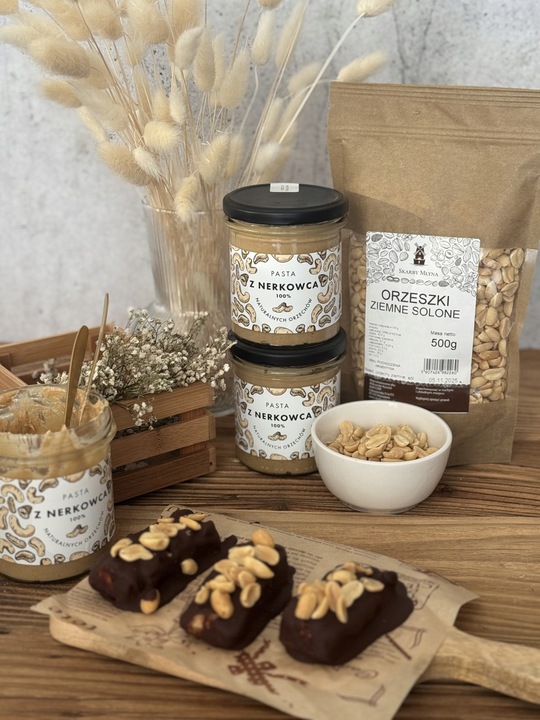 Pasta z nerkowca 300 g - Idealne smarowidło, 100% orzechów, Bez Dodatków