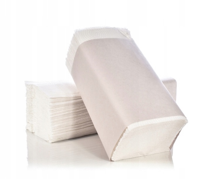 Ręcznik Papierowy ZZ BIO 100% BIAŁY GRUBY CELULOZA 2w 21cm x 23cm 3000szt