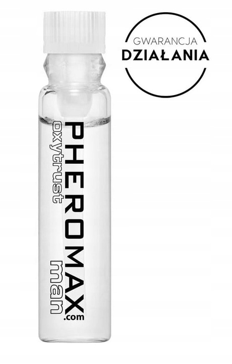 BEZZAPACHOWE MĘSKIE FEROMONY PHEROMAX OXYTRUST PRÓBKA 1ML