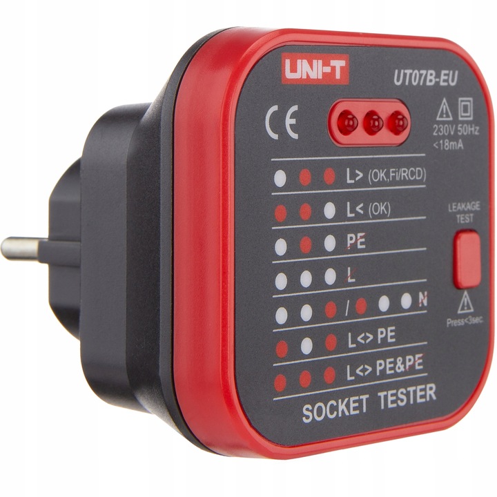 Wskaźnik sieci 230 V AC Uni-T UT07B-EU