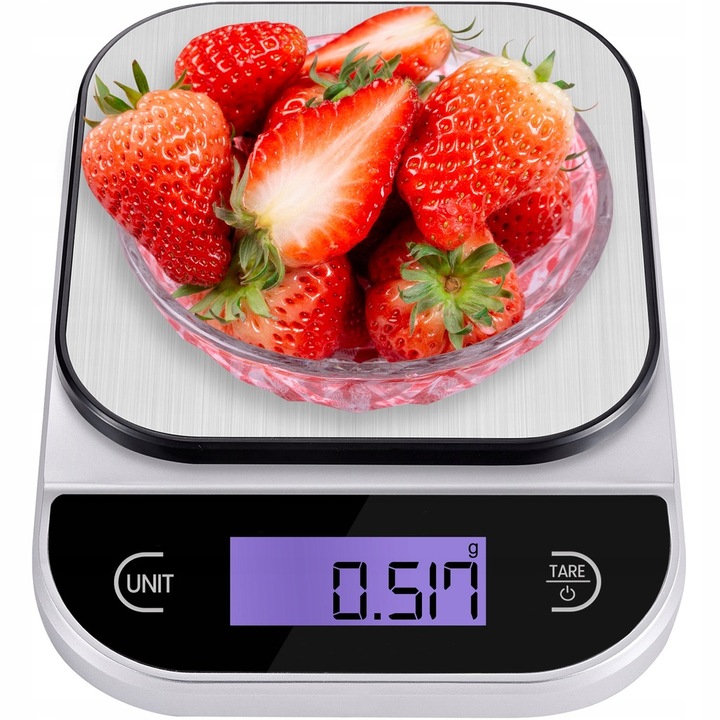 WAGA KUCHENNA 1G - 5KG DOTYKOWE PRZYCISKI ELEKTRONICZNA TIMER