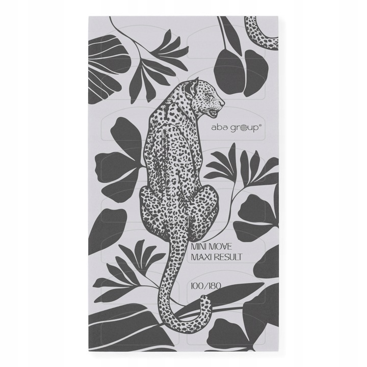 Mini Polerki do Paznokci Półksiężyc Lampart 100/180 Aba Group 48 sztuk