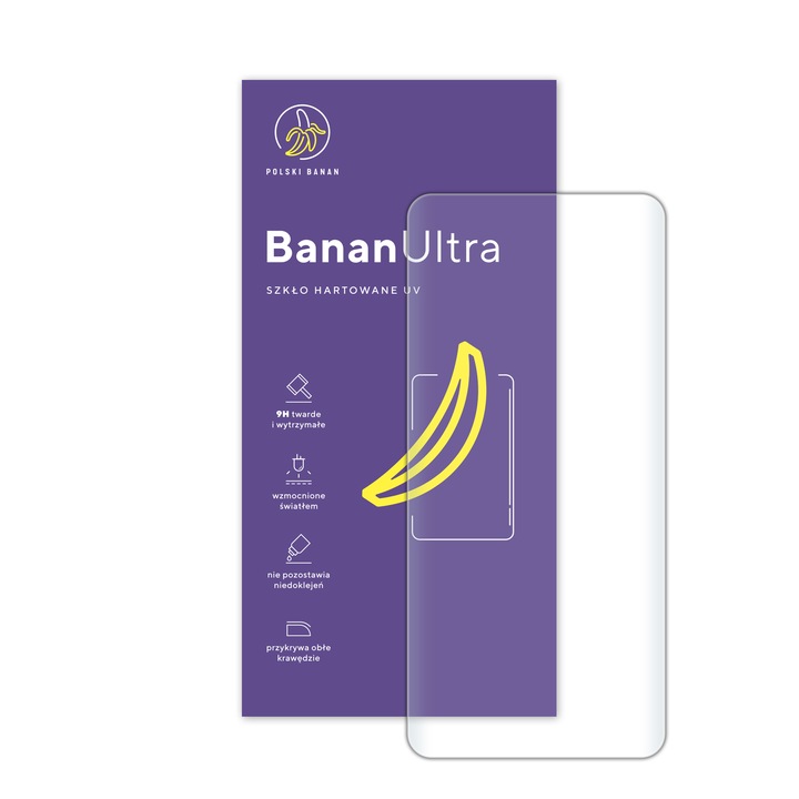 Szkło hartowane UV BananUltra na cały ekran do Motorola Edge 40 Neo