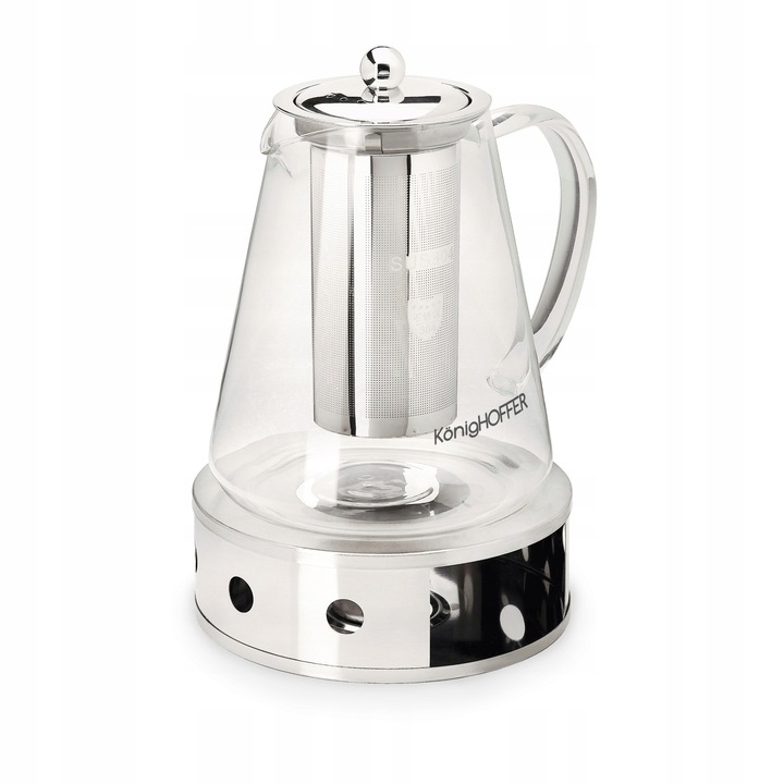 DZBANEK do HERBATY ZAPARZACZ z Podgrzewaczem DUŻY Konighoffer Tibi 1,3L