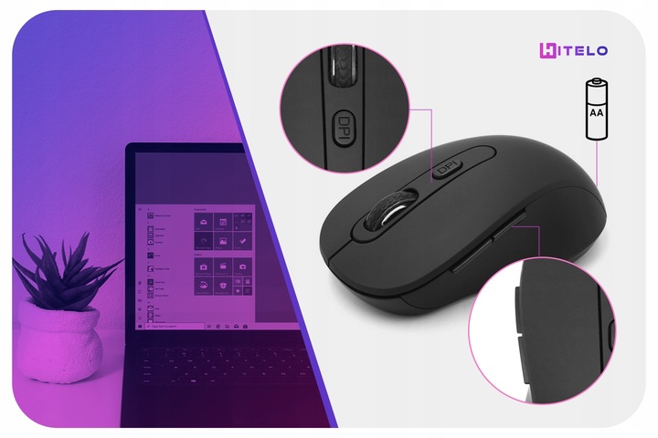 MYSZ BEZPRZEWODOWA MYSZKA BLUETOOTH BT DO TELEWIZORA TV TABLETU ANDROID iOS