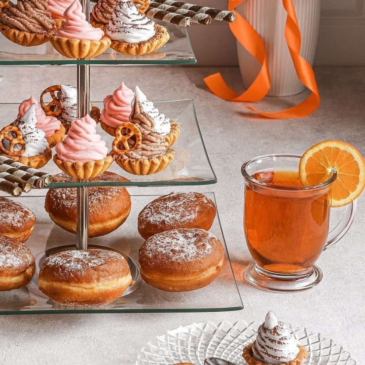 Szklane KUBKI DO KAWY HERBATY szklanki DO NAPOJÓW 6xKUBEK CARLO 450ml Tadar